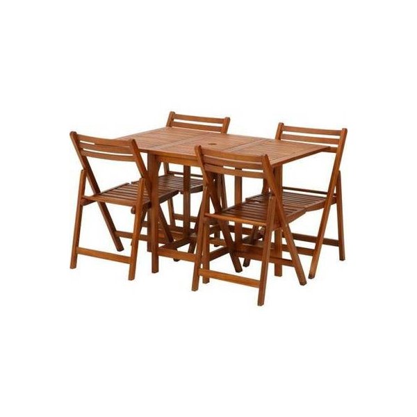 kag-26372 ガーデン テーブル セット 家具 チェア 椅子 いす バーベキュー ブラウン 茶色
