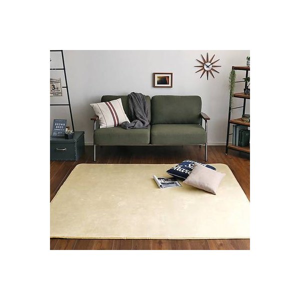 kag-27049 ラグ ラグマット カーペット おしゃれ 北欧 安い 絨毯 3畳 洗えるラグ 厚手 極厚 暖かい 200×250 センターラグ 部屋 床