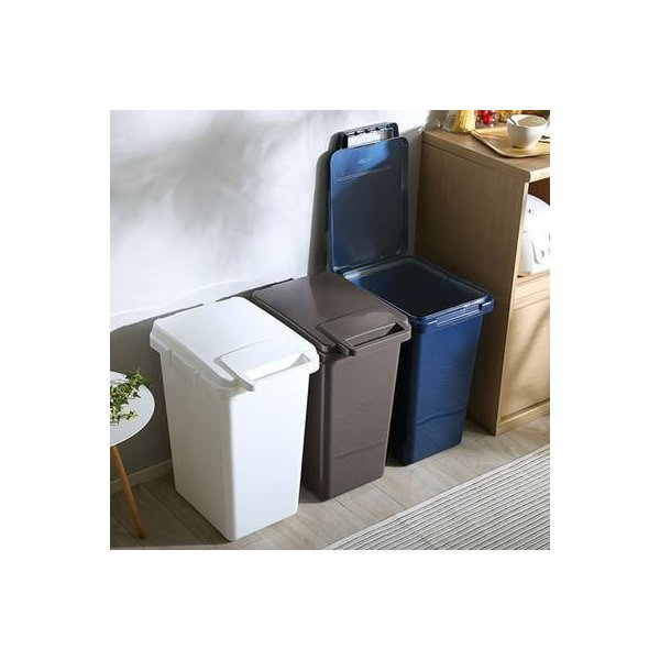 kag-27192 ゴミ箱 ごみ箱 ごみばこ ダストボックス キッチン リビング おしゃれ 屋外 台所 大型 45L 分別 スリム ふた付き 蓋