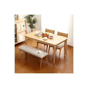 ダイニングテーブル ダイニングテーブルセット 食卓テーブル 4人用 3人 130×75 椅子 2脚 ベンチ 1脚 ナチュラル カントリー