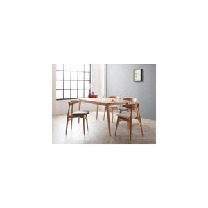 ダイニングテーブルセット 4人用 椅子 おしゃれ 安い 北欧 食卓 5点 机+チェア4脚 幅150 デザイナーズ クール スタイリッシュ ミッドセンチュリー