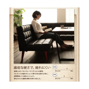 ソファー 1人掛け 一人暮らし コンパクト 小さめ ダイニングチェア 椅子 アンティーク レザー 革 合皮 50cm 脚 西海岸 ヴィンテージ レトロ ブルックリン サーフ