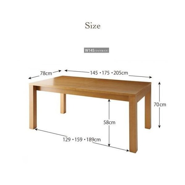 kag-30221 ダイニングテーブル おしゃれ 伸縮 広がる 伸長式 北欧 食卓
