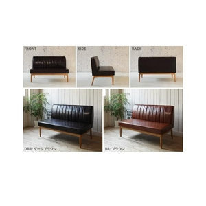 ソファー 1人掛け 一人暮らし コンパクト 小さめ ダイニングチェア 椅子 アンティーク レザー 1脚 55cm 脚 西海岸 ヴィンテージ レトロ ブルックリン サーフ