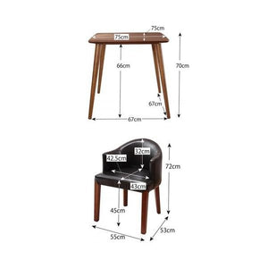 ダイニングテーブルセット 2人用 椅子 一人暮らし コンパクト 小さめ おしゃれ 北欧 食卓 3点 机+チェア2脚 幅75 デザイナーズ スタイリッシュ 正方形