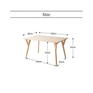 ダイニングテーブル おしゃれ 安い 北欧 食卓 テーブル 単品 モダン 会議 事務所 机 幅120×80 高さ65 ロータイプ 低め 2人用 4人用 コンパクト 小さめ