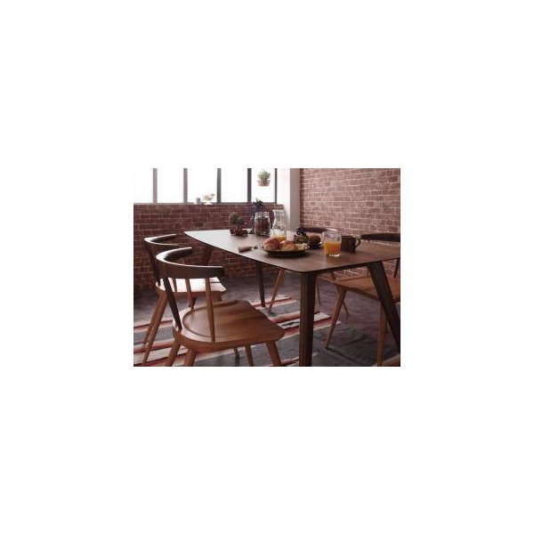 kag-30621 ダイニングテーブルセット 4人用 椅子 おしゃれ 安い 北欧 食卓 5点 ( 机+チェア4脚 ) 幅160 デザイナーズ クール スタイリッシュ ウォールナット