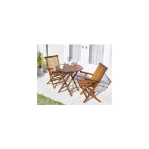 ガーデン テーブル + チェア 椅子 セット 屋外 カフェ テラス 庭 ベランダ バルコニー 3点(机+ 2脚) 肘あり幅70)