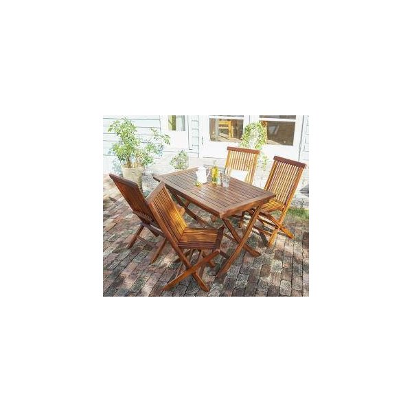kag-30694 ガーデン テーブル + チェア 椅子 セット 屋外 カフェ テラス 庭 ベランダ バルコニー ( 5点( 4脚) 肘無幅120 )