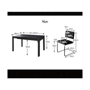 ダイニングテーブルセット 4人用 椅子 おしゃれ 伸縮式 伸長式 北欧 5点 机+チェア4脚 デザイナーズ スタイリッシュ 大きい 幅140 150 160 180 200 220