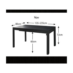 ダイニングテーブル おしゃれ 伸縮 伸長式 北欧 食卓 モダン 会議 事務所 机 幅135-235 奥行80 140 150 160 180 200 220 4人用 6人用 8人用 大きい