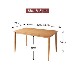 ダイニングテーブル おしゃれ 安い 北欧 食卓 テーブル 単品 モダン 会議 事務所 机 ナチュラル 幅120×75 2人用 4人用 コンパクト 小さめ オーク 木製