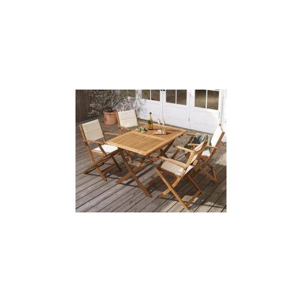 kag-31192 ガーデン テーブル + チェア 椅子 セット 屋外 カフェ テラス 庭 ベランダ バルコニー (5点( 4脚) 肘あり幅120)