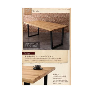 ダイニングテーブル おしゃれ 北欧 食卓 モダン 会議 事務所 机 幅180×90 4人用 5人用 6人用 オーク 木製 無垢 大きい 西海岸 ヴィンテージ レトロ