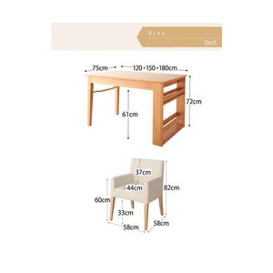 ダイニングテーブルセット 4人用 椅子 おしゃれ 伸縮式 伸長式 北欧 食卓 5点 机+チェア4脚 デザイナーズ スタイリッシュ 棚 大きい 幅120 幅150 幅180