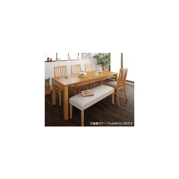 kag-31289 ダイニングテーブルセット 6人用 椅子 ベンチ おしゃれ 伸縮式 伸長式 北欧 6点 (机+チェア4+長椅子1) デザイナーズ スタイリッシュ 大きい 幅120 幅150 幅180
