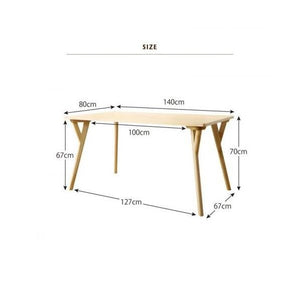 ダイニングテーブル おしゃれ 安い 北欧 食卓 テーブル 単品 モダン 会議 事務所 机 幅140×80 4人用 5人用 デザイナーズ クール スタイリッシュ