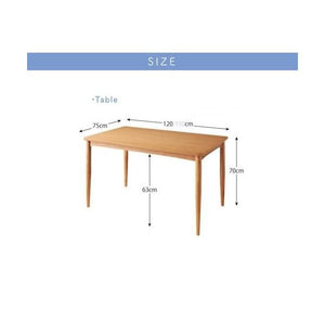 ダイニングテーブル おしゃれ 安い 北欧 食卓 テーブル 単品 モダン 会議 事務所 机 幅120×75 2人用 4人用 コンパクト 小さめ オーク 木製 クール