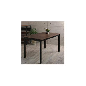 ダイニングテーブル おしゃれ 北欧 食卓 モダン 会議 事務所 机 幅120×75 2人用 4人用 コンパクト 小さめ パイン 木製 無垢 西海岸 ヴィンテージ レトロ