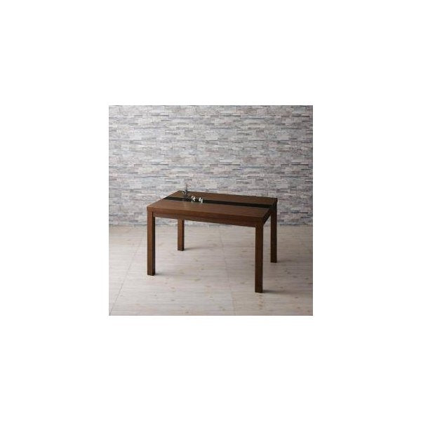 kag-31701 ダイニングテーブル ロータイプ こたつ ハイタイプ 高さ調節 長方形 椅子用 机 単品 75×105 2人用 4人用 コンパクト ガラス 西海岸 ヴィンテージ レトロ