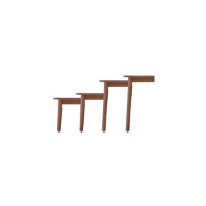 ダイニングテーブルセット 4人用 椅子 ソファー 北欧 4点 (机+2Px1+1Px2) 幅135 デザイナーズ スタイリッシュ 高さ調節 昇降 ウォールナット 座面低め こたつ