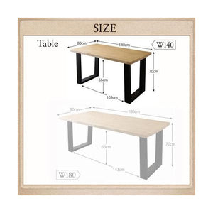 ダイニングテーブル おしゃれ 安い 北欧 食卓 テーブル 単品 モダン 会議 事務所 机 幅140×80 4人用 5人用 無垢 西海岸 ヴィンテージ レトロ