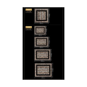 ラグ カーペット こたつ敷き 絨毯 厚手 マット 極厚 ふかふか 120×160 2畳 ベルギー ウィルトン アンティーク アジアン ペルシャ風 ネイティブ クラッシック