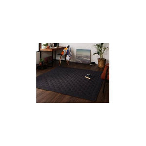 ラグ カーペット 洗える デニム こたつ敷き 絨毯 厚手 ダイニング マット 極厚 ふかふか 185×240 3畳 綿100% キルティング キルト 西海岸 ヴィンテージ