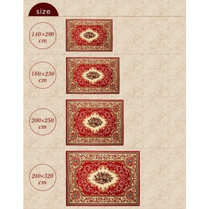 ラグ ラグマット カーペット おしゃれ 北欧 安い 絨毯 ペルシャラグ 6畳 赤 厚手 極厚 アンティーク エジプト 240×320 モダン