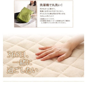 ラグ カーペット 洗える こたつ敷き 絨毯 厚手 マット ふかふか 185×240 3畳 滑り止め 薄型 防ダニ 綿100% コットン キルティング キルト 西海岸 ヴィンテージ