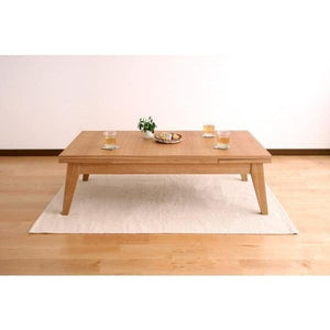 センターテーブル ローテーブル おしゃれ 北欧 木製テーブル 一人暮らし Lサイズ(幅120-180) ナチュラルA リビングテーブル 応接