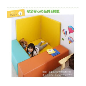 プレイ マット ベビー 厚手 クッション フロア 子供 赤ちゃん おしゃれ 防音 極厚 5点 マット2枚+椅子3枚210×120)