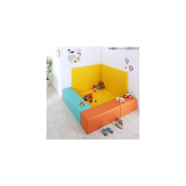 kag-33346 プレイ マット ベビー 厚手 クッション フロア 子供 赤ちゃん おしゃれ 防音 極厚 5点 マット2枚+椅子3枚210×120)