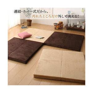 ラグ カーペット 洗える こたつ敷き 絨毯 厚手 低反発 ウレタン 防音 マット 極厚 ふかふか 正方形 90×90 ミニ 小さい 1畳 日本製 北欧 モダン デザイン