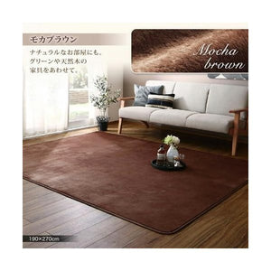 ラグ カーペット こたつ敷き 絨毯 厚手 マット 極厚 防音 ふかふか 正方形 190×190 3畳 20mm 低反発 ウレタン 入 北欧 モダン デザイン かわいい もこもこ