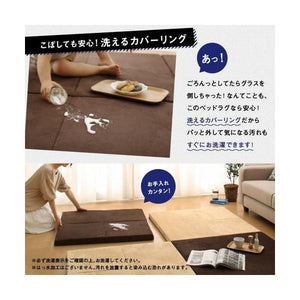 ラグ カーペット こたつ敷き 絨毯 厚手 低反発 ウレタン 防音 マット 極厚 ふかふか 正方形 180×180 3畳 日本製 北欧 モダン デザイン かわいい 子供 もこもこ
