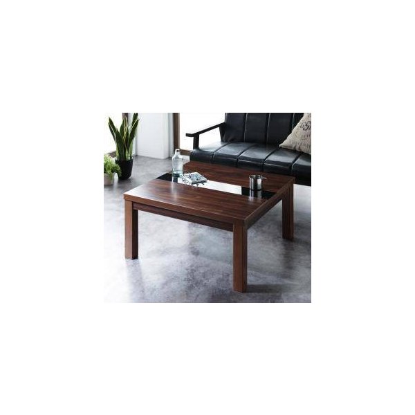 kag-33696 こたつ 本体 ローテーブル センターテーブル おしゃれ リビング ( 正方形 75×75) コンパクト ミニ 小さい 一人暮らし 約 高さ40 ガラス 高級 シンプル モダン