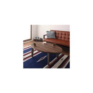 こたつテーブル こたつ テーブル 炬燵 電気こたつ おしゃれ 北欧 安い ローテーブル 丸 木製 こたつ机 楕円形 (75×105)