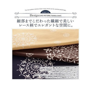 こたつ布団 カバー 汚れ 防止 こたつ 掛け布団 (こたつカバー単品 正方形(75×75)天板用 