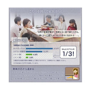 こたつ 布団 こたつ掛け敷きセット こたつ掛布団 マット こたつ敷布団 カーペット 厚手 (掛・敷2点長方形 (80×120)天板用)