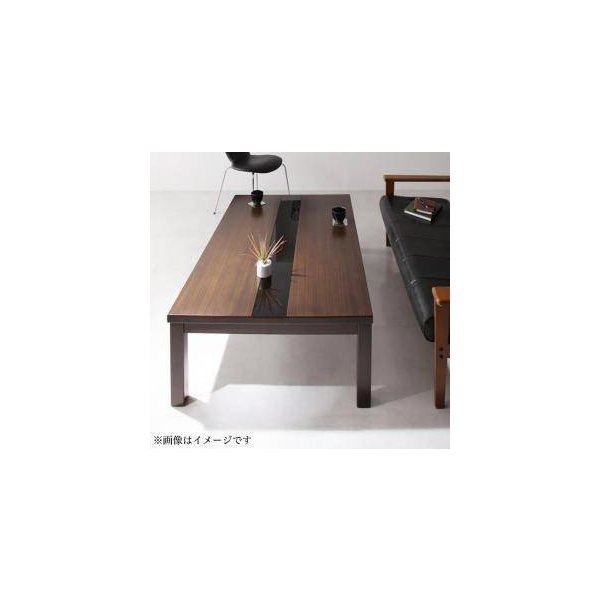 kag-34231 こたつ 本体 ローテーブル センターテーブル おしゃれ リビング ( 机 4尺 長方形 80×120) 4人 大きい 約 高さ40 ガラス ウォールナット 高級 シンプル モダン