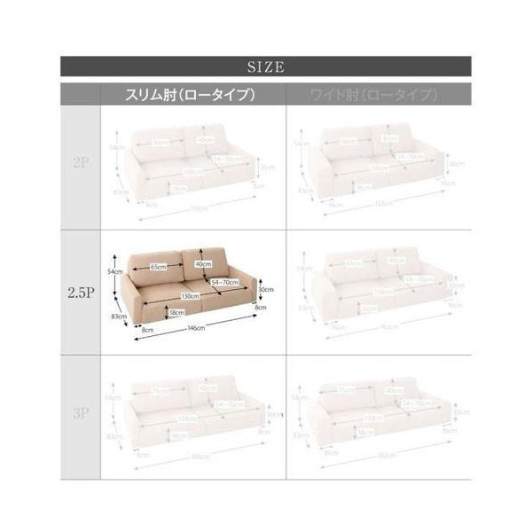 kag-34370 コーナーソファー L字 おしゃれ 2.5人掛け 2.5P オットマン