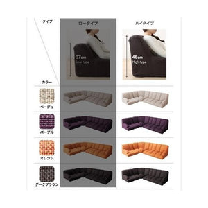コーナーソファーL字 l型 ふかふか カウチ ハイバック 4人掛け 大人数 1P+2P+左コーナー 円形 丸い 布張り モダン クール スタイリッシュ デザイナーズ 高級