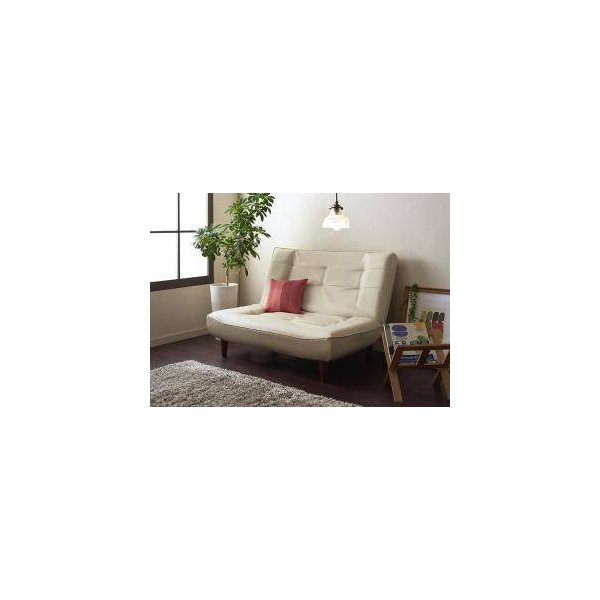 kag-34616 ソファー おしゃれ 安い 2人掛け 2人用 リクライニング ( レザー ) 120cm ハイバック 脚 布張り アンティーク かわいい シャビー 姫系 ガーリー プリンセス