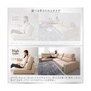 コーナーソファー ローソファー 座椅子 低い こたつ L字 l型 4人掛け 大人数 カウチ ハイバック 布張り モダン クール スタイリッシュ デザイナーズ 高級