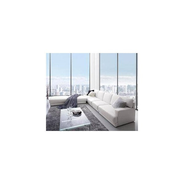 kag-34703 コーナーソファー L字 おしゃれ 4人掛け 四人掛け 4P オットマン付き 足置き 椅子 レザーソファー (+足置4P 幅270)