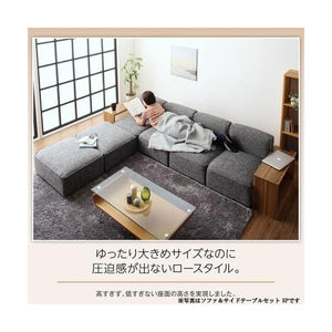 コーナーソファー ローソファー 座椅子 低い こたつ L字 l型 2人掛け スタンダード肘 2P レザー 布張り モダン クール スタイリッシュ デザイナーズ 高級