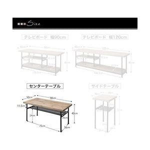 ローテーブル センターテーブル おしゃれ 50×90 長方形 コンパクト ミニ 小さい 一人用 約 高さ40 古材 無垢 棚 収納 アンティーク ヴィンテージ アイアン