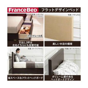 ベッド シングル ベット ベッドフレーム おしゃれ 安い 北欧 一人暮らし チェスト ベッド下収納 引き出し付き 大容量 収納 収納付き 日本製 国産 フレーム