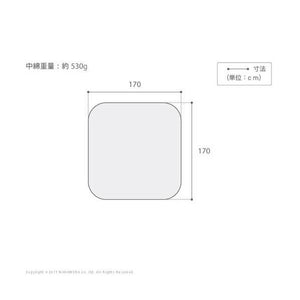 こたつ布団 掛け布団 掛け かけ布団 こたつ コタツ おしゃれ 北欧 ノルディック 正方形 洗える 厚手 撥水 綿 フランネル 170×170